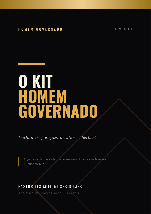 Capa — Kit Homem Governado